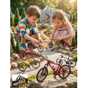 1:8 Scale Precision Die-Cast Mini Racing Bicycle