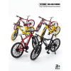 1:8 Scale Precision Die-Cast Mini Racing Bicycle