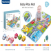 Urban transportation game blanket (6 cloth cars)