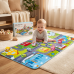 Urban transportation game blanket (6 cloth cars)