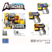 Manual single shot soft bullet gun UV spray printing